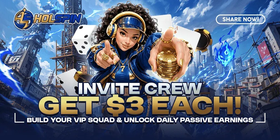 Invite crew — get $3 each